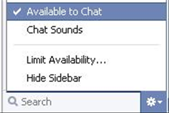 בחלון הצ'אט בחרו באופצית ה'Available to chat'.